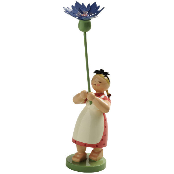 Mädchen mit Kornblume