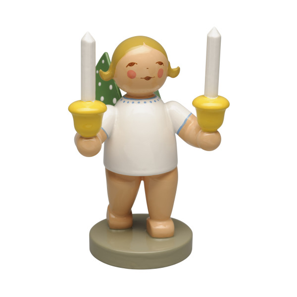 Engel mit zwei Kerzen