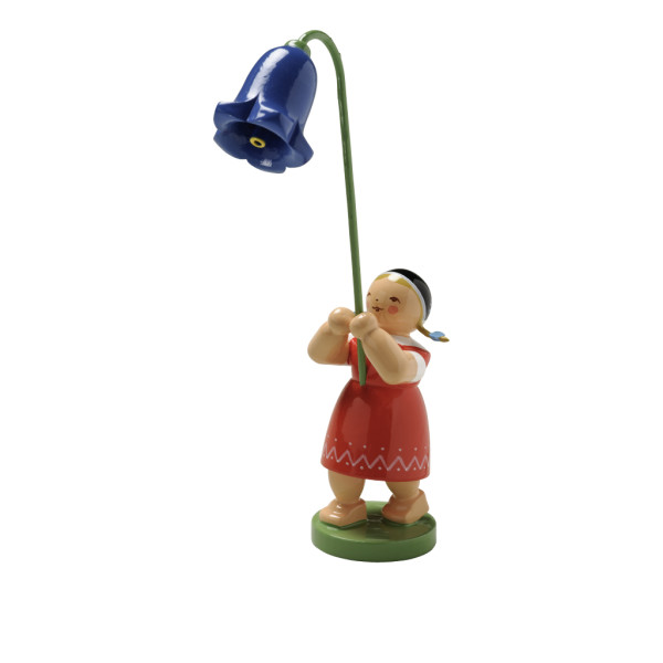 Mädchen mit Glockenblume
