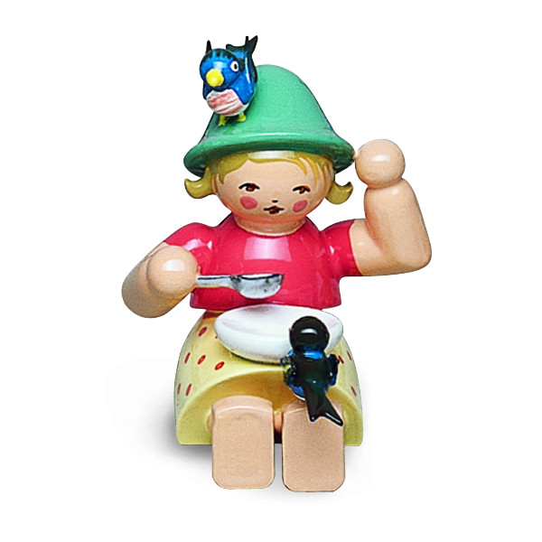 Mädchen mit Teller