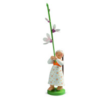 Mädchen mit Kirschblüte