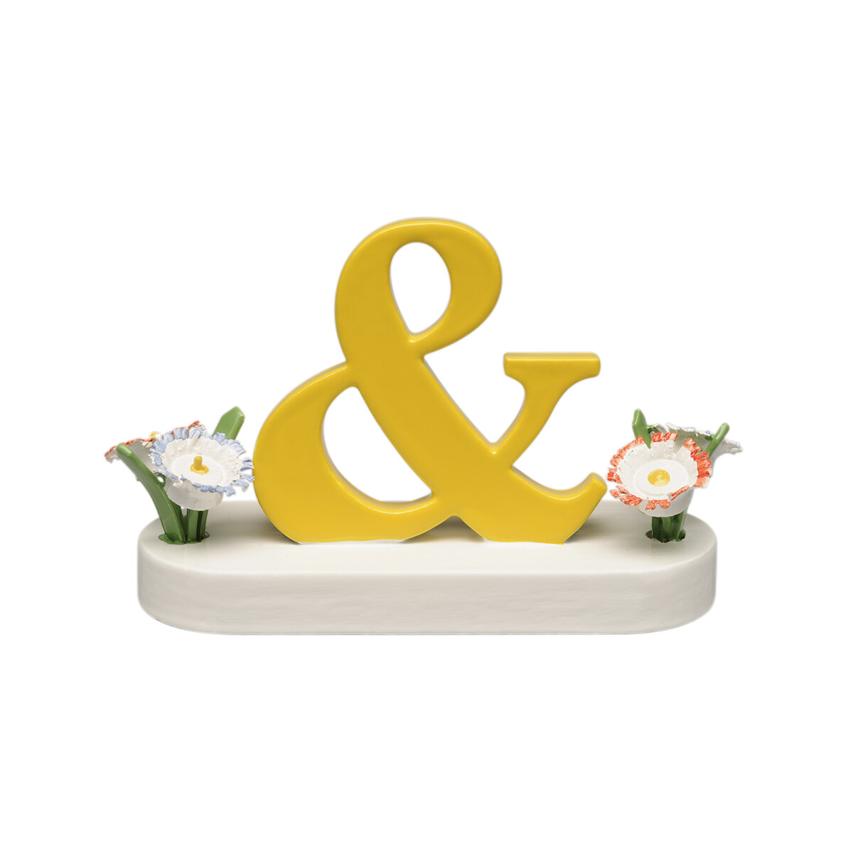 Sonderzeichen "&", mit Blumen