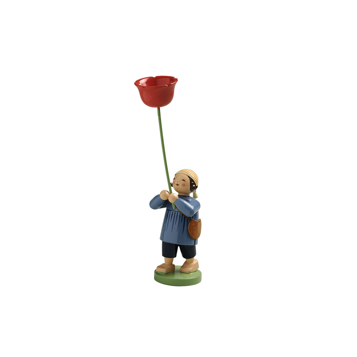 Junge mit Mohnblume