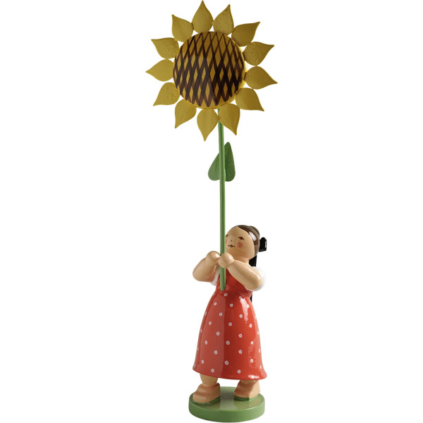 Mädchen mit Sonnenblume