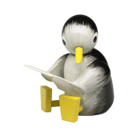 Pinguin, groß, lesend