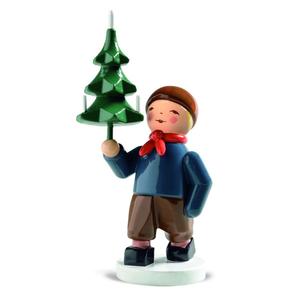 Junge mit Baum