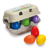Eier bunt im Karton