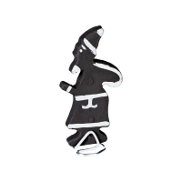 Der rauchende Weihnachtsmann mit Halter - Weihrauch