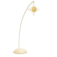 Stern mit naturnem Sockel (Höhe 38 cm, Sockel ø 11 cm)