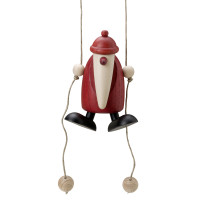 Weihnachtsmann kletternd