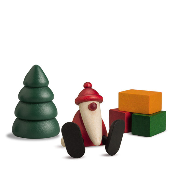 Set 1 | WM auf Kante sitzend mit Baum u. Geschenken