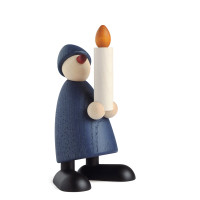 Gratulant Olli mit Kerze (blau)