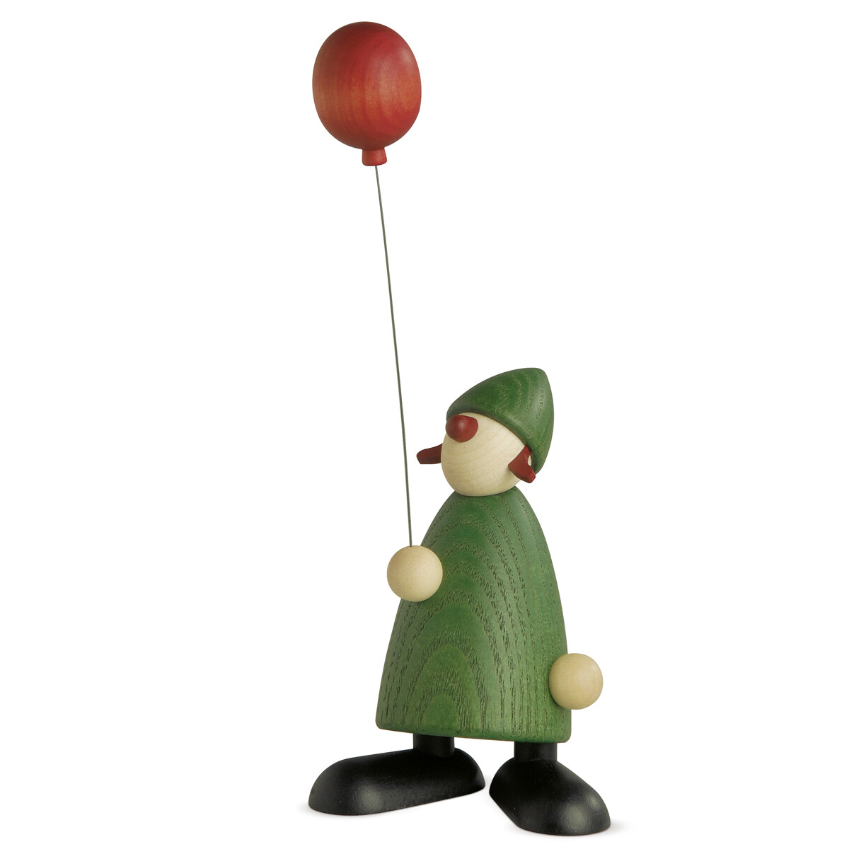 Gratulantin Lina mit rotem Luftballon (gün)
