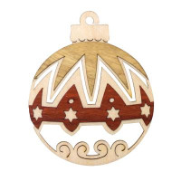 BBH Christbaumkugel mit Stern