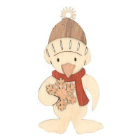 BBH Pinguin mit Schneekristall