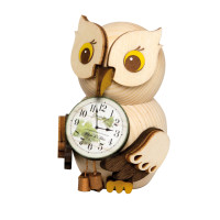 MINI Eule mit Uhr