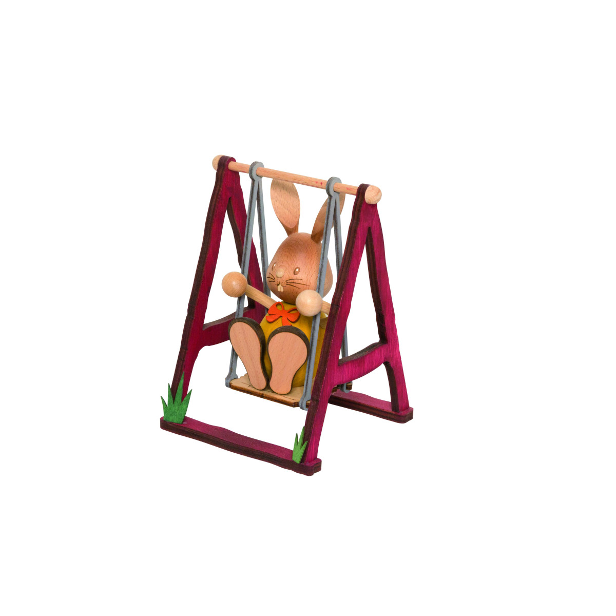 Stupsi Hase auf Schaukel