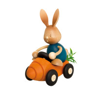 Stupsi Hase im Möhrenflitzer