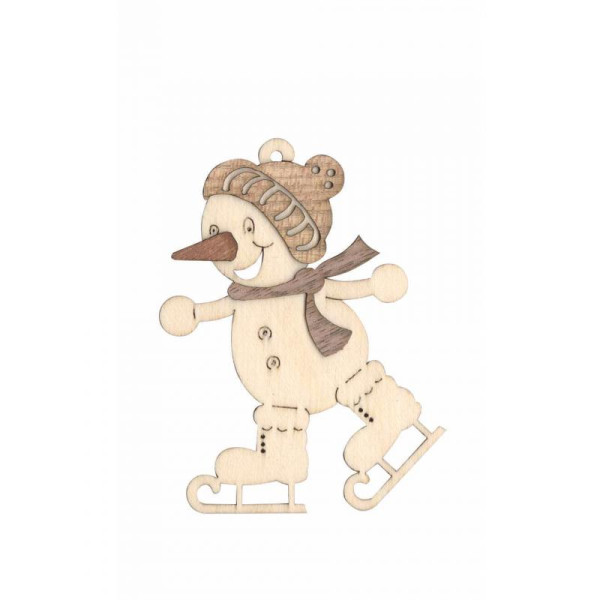 BBH Schneemann mit Schlittschuhen