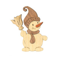 BBH Schneemann mit Besen