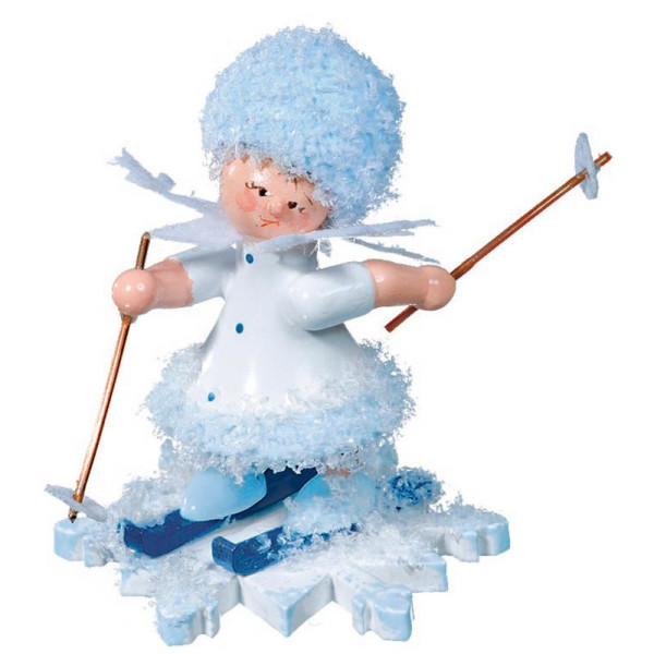 Schneeflöckchen Skifahrer