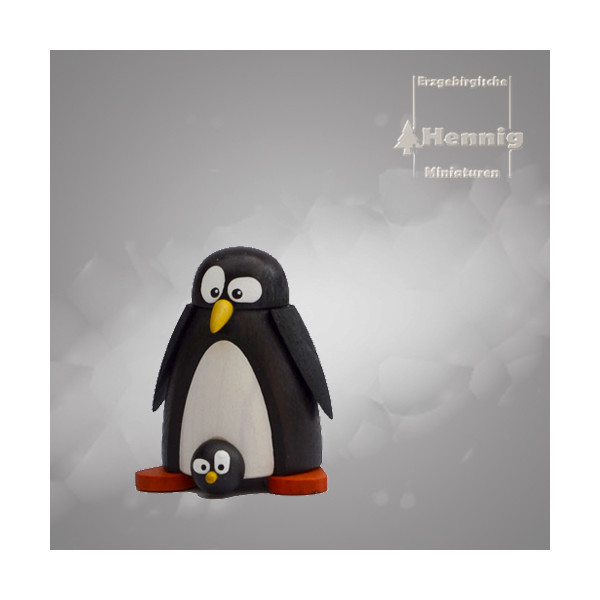Pinguin mit Baby