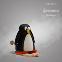 Pinguin mit Ski