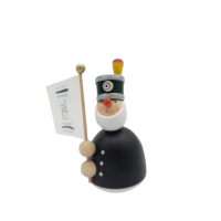 Picus Bergmann mit Fahne