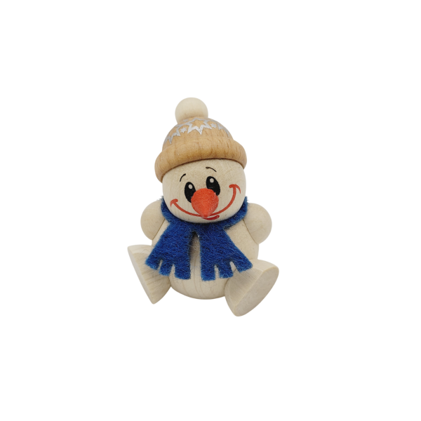 COOL MAN Junior Natur, blauer Schal