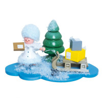 Schneeflöckchen Paketbote