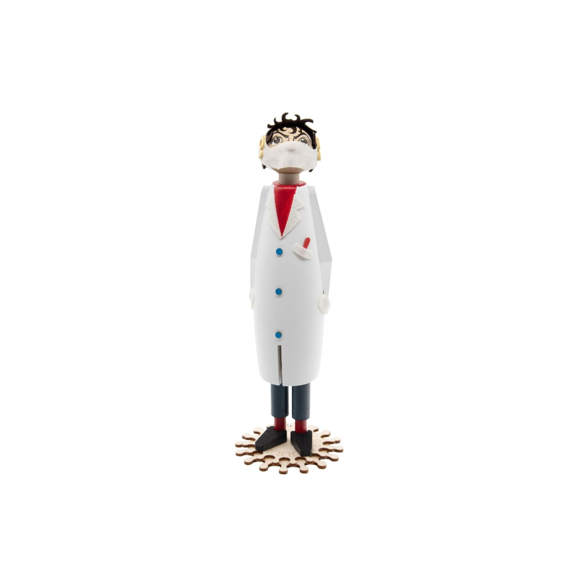 Räucherfigur Virologe