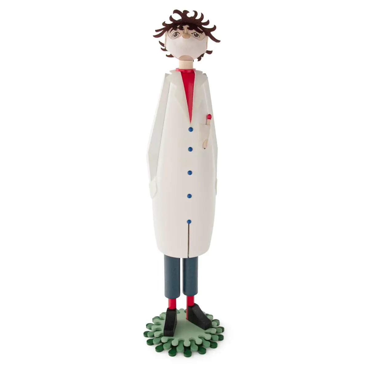 Räucherfigur Virologe, groß
