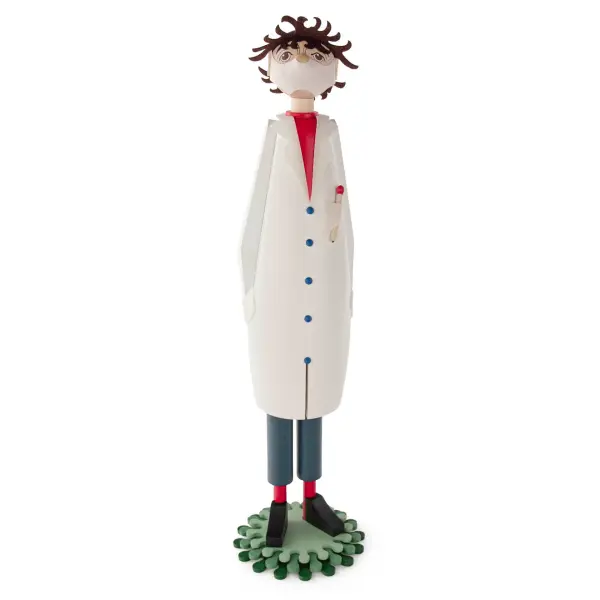 Räucherfigur Virologe, groß