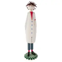 Räucherfigur Virologe, groß