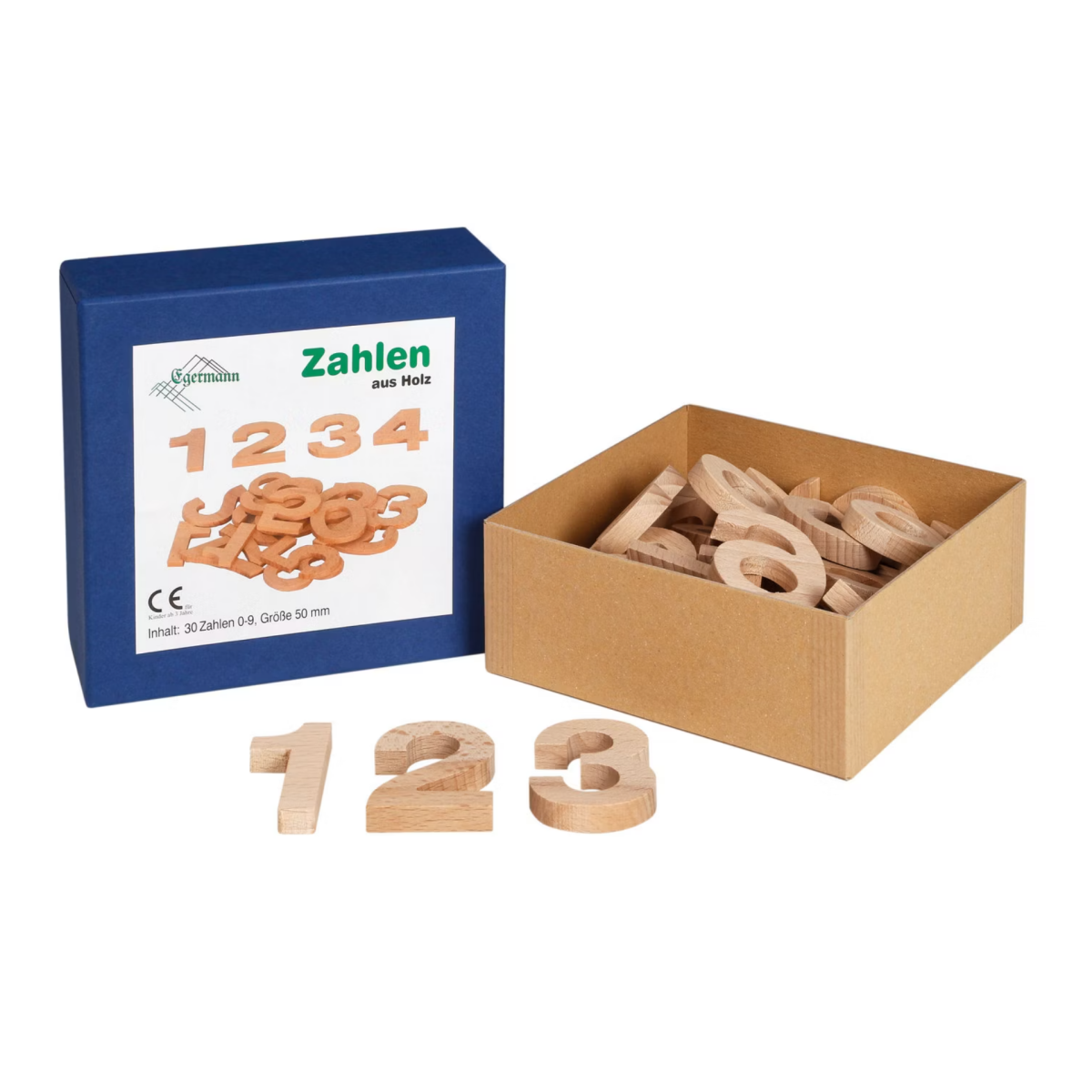 Zahlen aus Holz