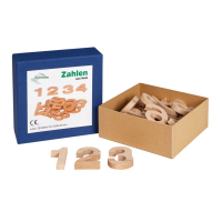 Zahlen aus Holz