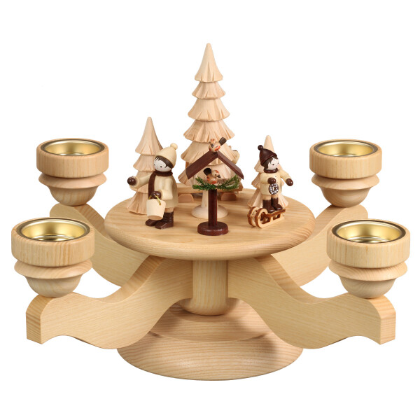 Adventsleuchter Vogelfütterung