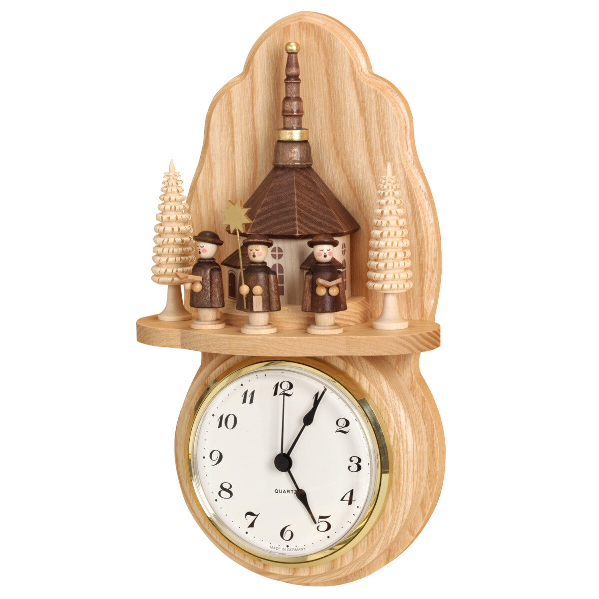 Wanduhr Kurrende, Seiffener Kirche