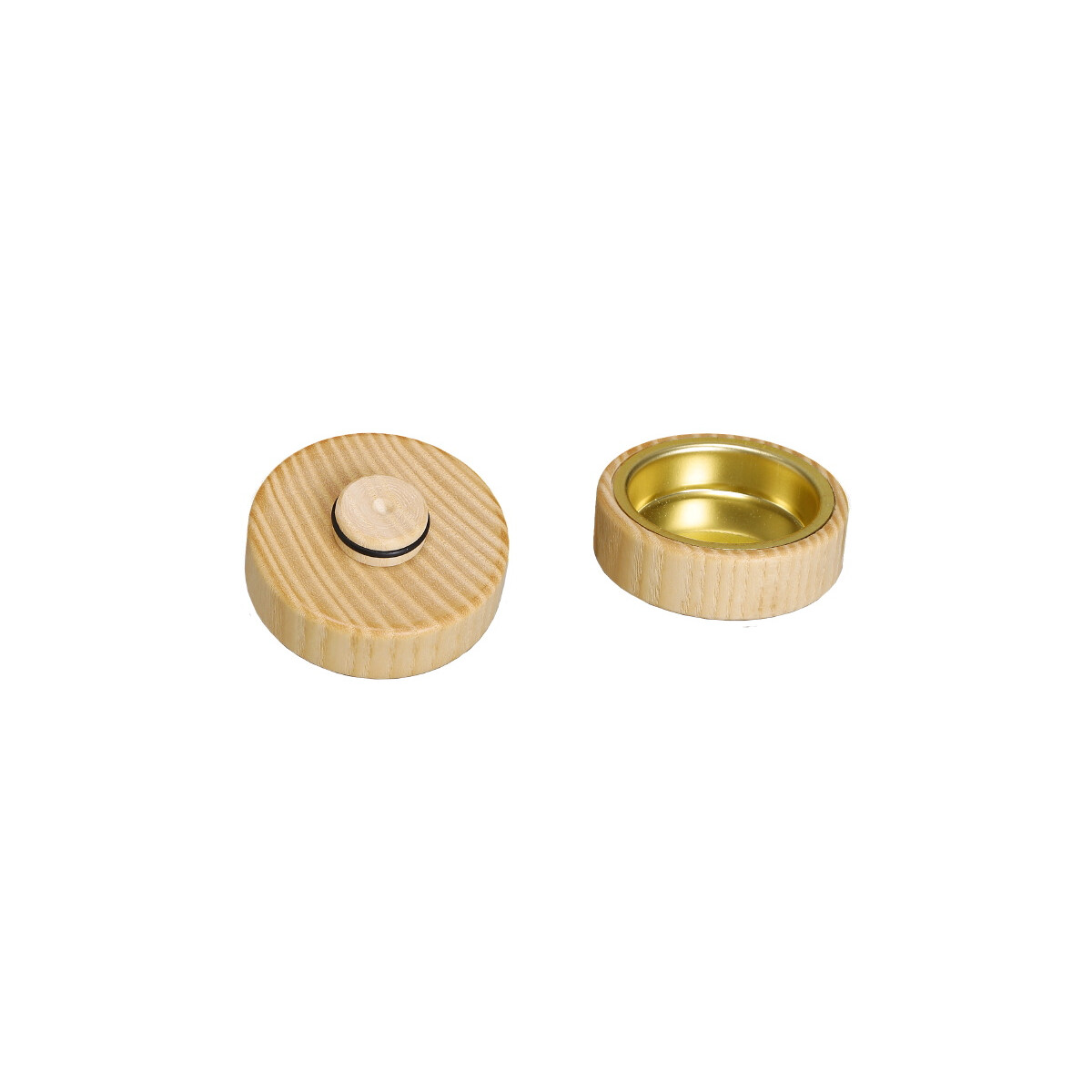 Universal-Teelichtaufstecker 20er Zapfen, Messing