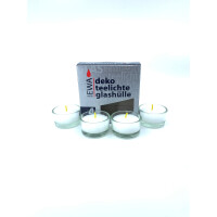 Glasteelichte 4er Pack