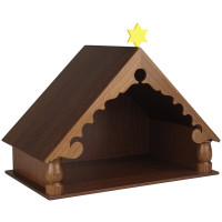 Stall für Krippenfiguren
