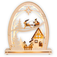 Schwibbogen Nikolaus LED 1