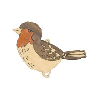 BBH Vogel zweifarbig