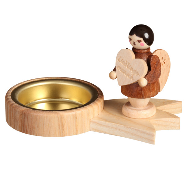 Sternschnuppe Engel mit Herz "Lieblingsmensch"