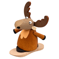 Elch mit Snowboard gallery