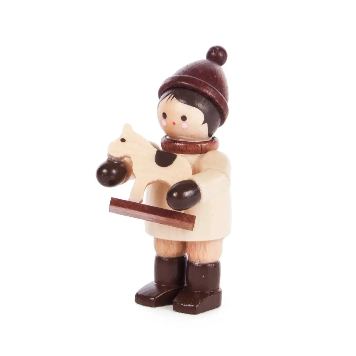 Winterkind mit Pferdchen, mini