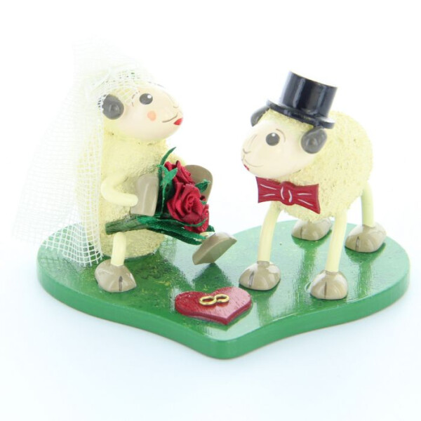 Schafbrautpaar "Justy" und "Mary"