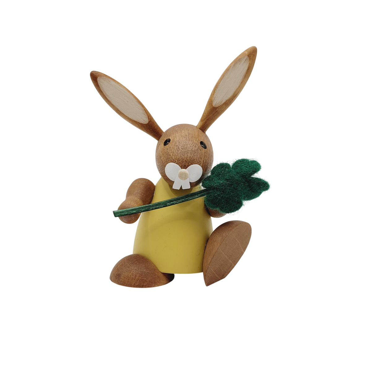 Hase mit Klee, gelb