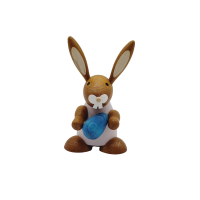 Hase mit Ei, lila