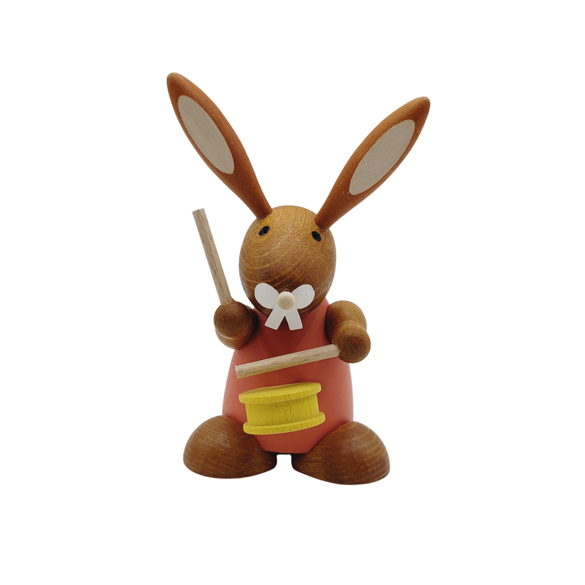 Hase mit Trommel, rot